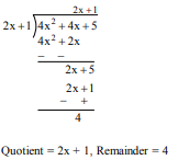 Divide the polynomial 